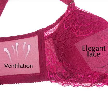 Bras for Women's Bra Plus Big Large Size Super Push Up Bralette Lace Intimates Sexy Lingerie Undrwear Underwire E Hot