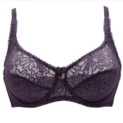 Bras For Women Lace Bra Large Plus Size Ladies Sexy Underwear Bralette Lingerie Tops 34-44  B C D DD E F Cup