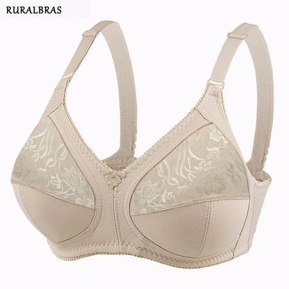 Sexy Women's Bras Wireless Full Coverage D/E/F for Plus Size Non Padded Comfort Soft Bra Minimizer Top Female Lingerie
