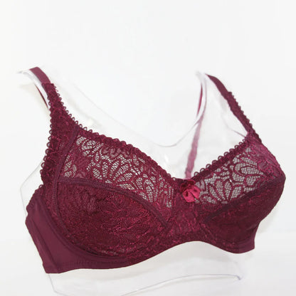 Bras For Women Lace Bra Large Plus Size Ladies Sexy Underwear Bralette Lingerie Tops 34-44  B C D DD E F Cup