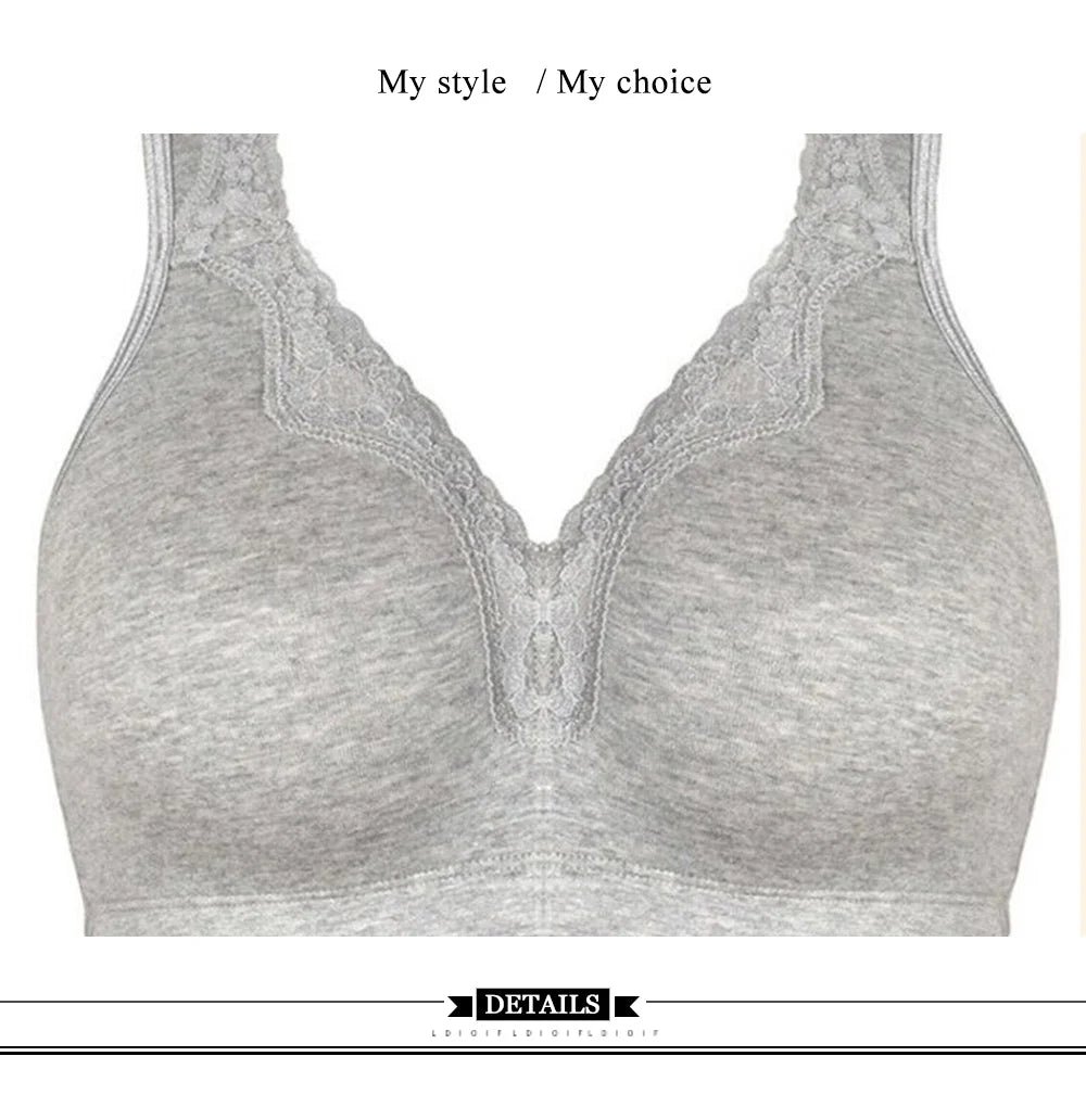 Bras For Women Wireless Full Coverage Brasieres Support Lingerie T-shirt Bra BH Tops Plus Size B C D DD E F G Cup