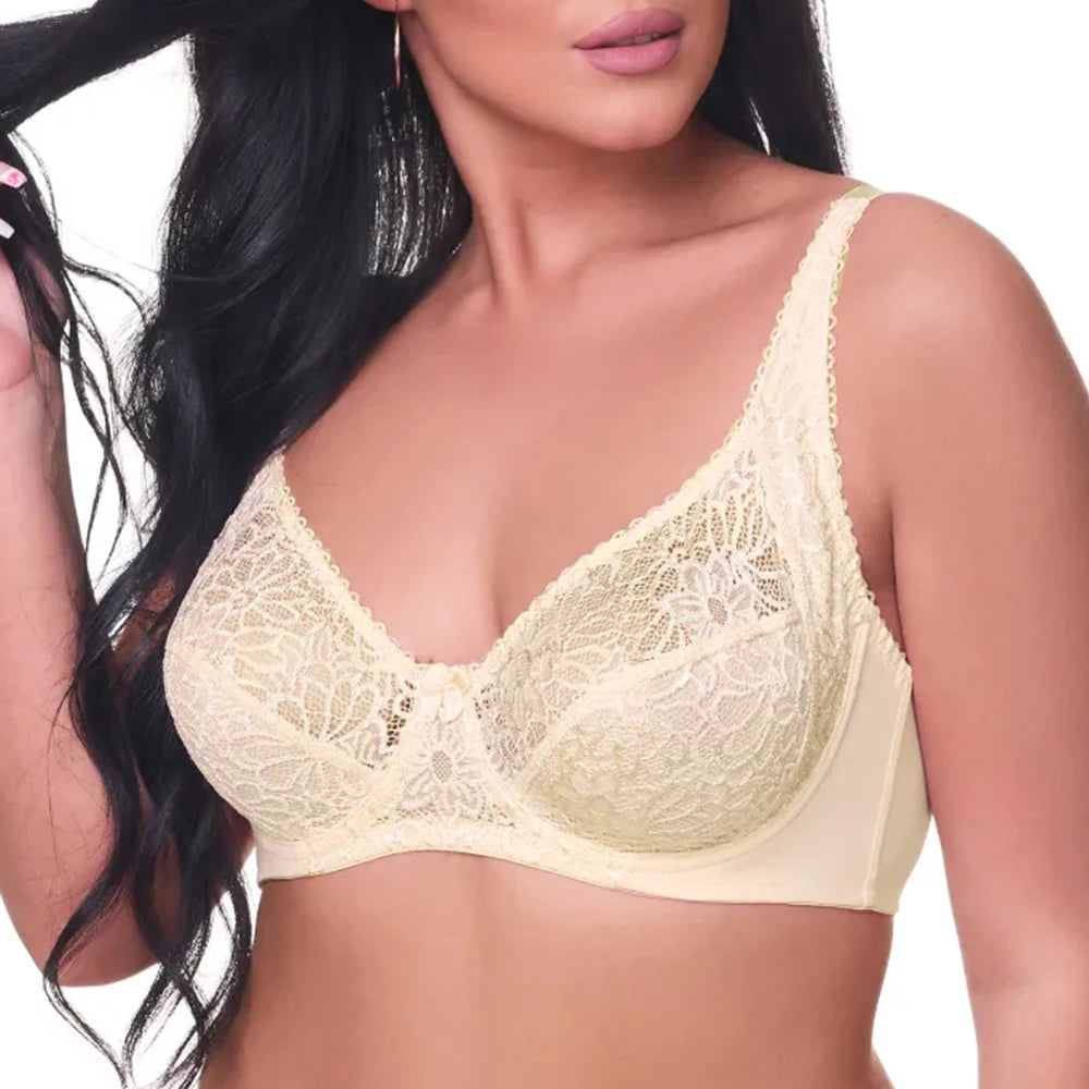 Bras For Women Lace Modern Femme Support Large Size Brassiere Premium Atmosphere Tops Underwear Sexy Lingerie C D DD E F Cup