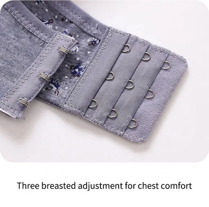 Bras for Women Comfortable Breathable Tops No Steel Ring Printed Bra Push Up Bra Gathering Large Size CD Cup Lingerie Brassiere