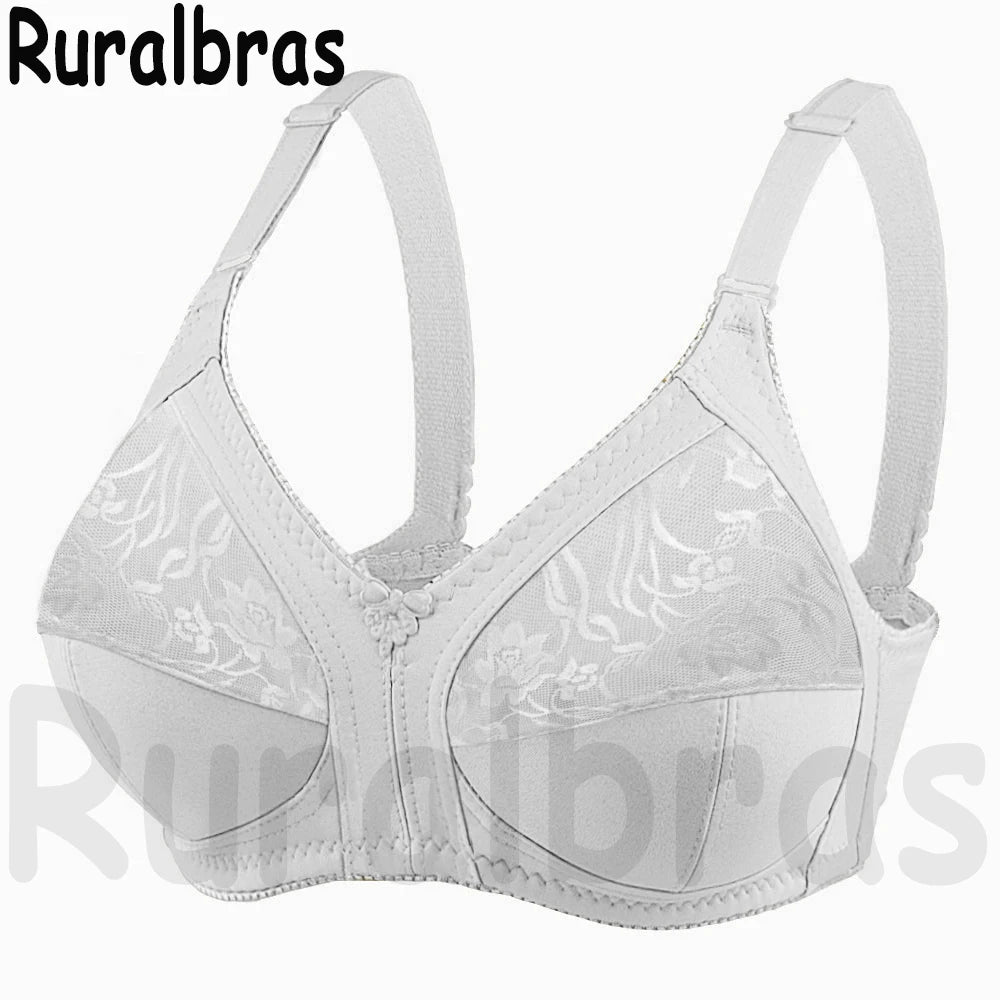 Sexy Women's Bras Wireless Full Coverage D/E/F for Plus Size Non Padded Comfort Soft Bra Minimizer Top Female Lingerie