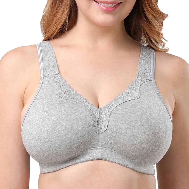 Bras For Women Wireless Full Coverage Brasieres Support Lingerie T-shirt Bra BH Tops Plus Size B C D DD E F G Cup