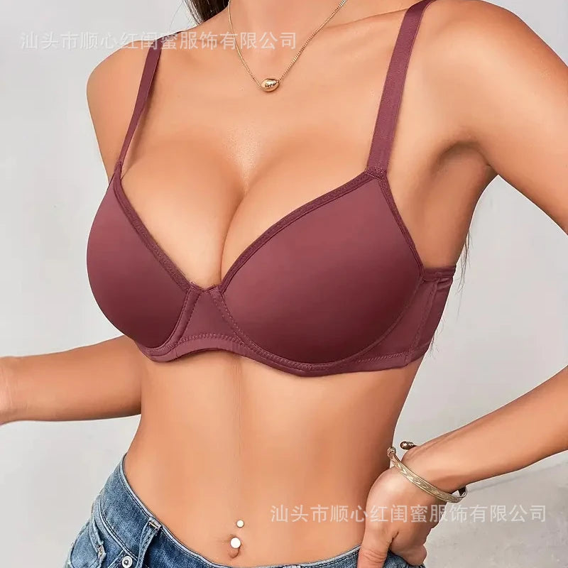Bras For Women Push Up Bra Back Closure B C D Cup Sexy Underwear Women Brassiere Lingerie Adjustable Strap Bralette