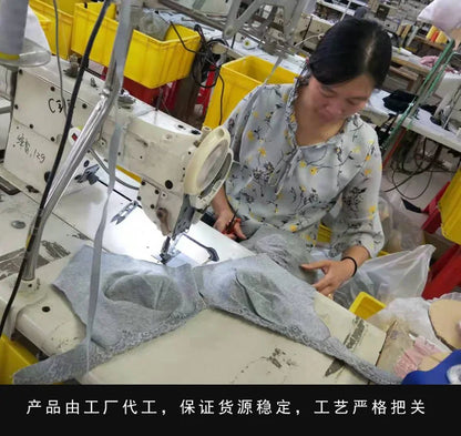 Bras  for Women  New Plus Size Underwear 95% Cotton Full Large Cup Comfortable Seamless Wireless Ultra-thin  Brassiere 115DEF