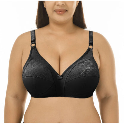 Ruralbras Solid Bras For Women Push Up 52F 50E 48F 48E 48D 46F 46E 46D 46C 44F 44E 44D 44C 42F 42D 42C 40E 40D 40C 38E 38D 36D