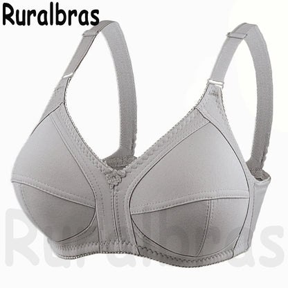Sexy Women's Bras Wireless Full Coverage D/E/F for Plus Size Non Padded Comfort Soft Bra Minimizer Top Female Lingerie