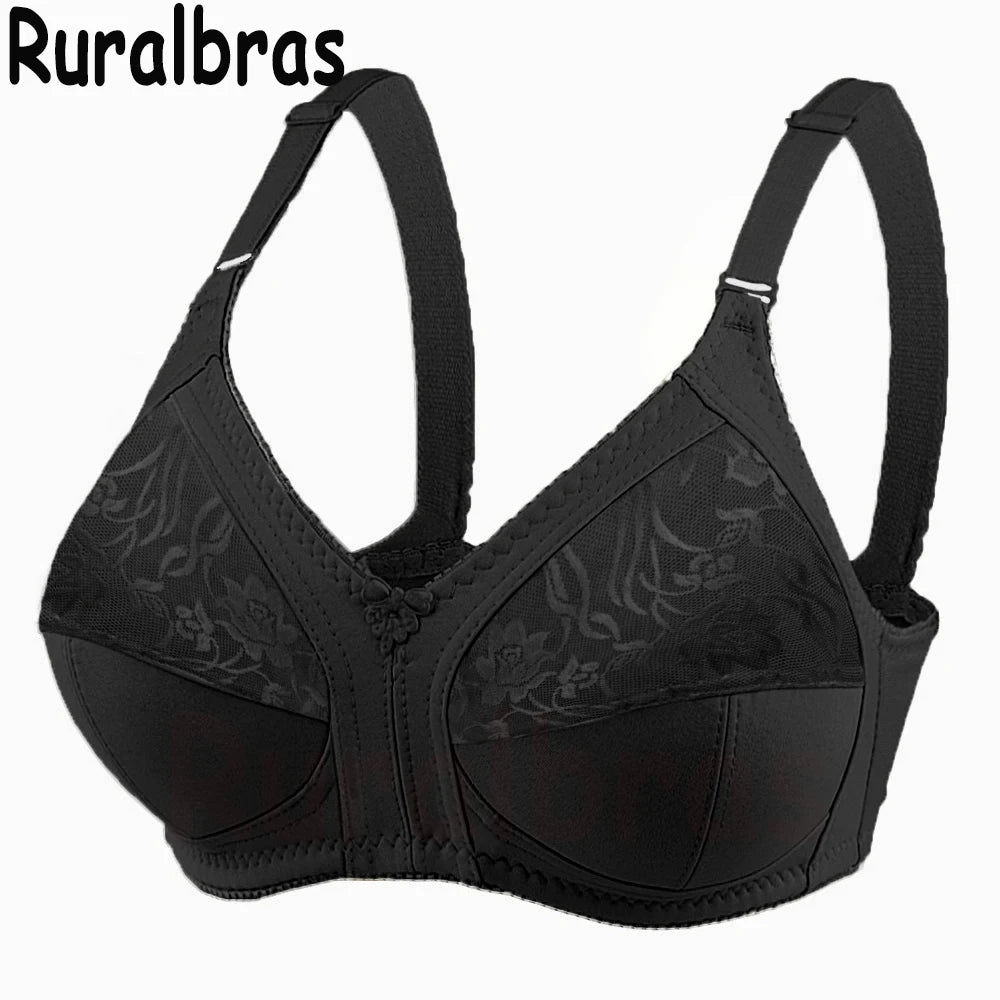 Sexy Women's Bras Wireless Full Coverage D/E/F for Plus Size Non Padded Comfort Soft Bra Minimizer Top Female Lingerie