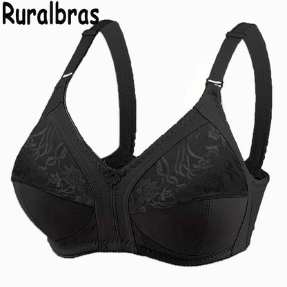 Sexy Women's Bras Wireless Full Coverage D/E/F for Plus Size Non Padded Comfort Soft Bra Minimizer Top Female Lingerie
