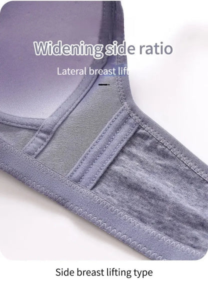 Bras for Women Comfortable Breathable Tops No Steel Ring Printed Bra Push Up Bra Gathering Large Size CD Cup Lingerie Brassiere