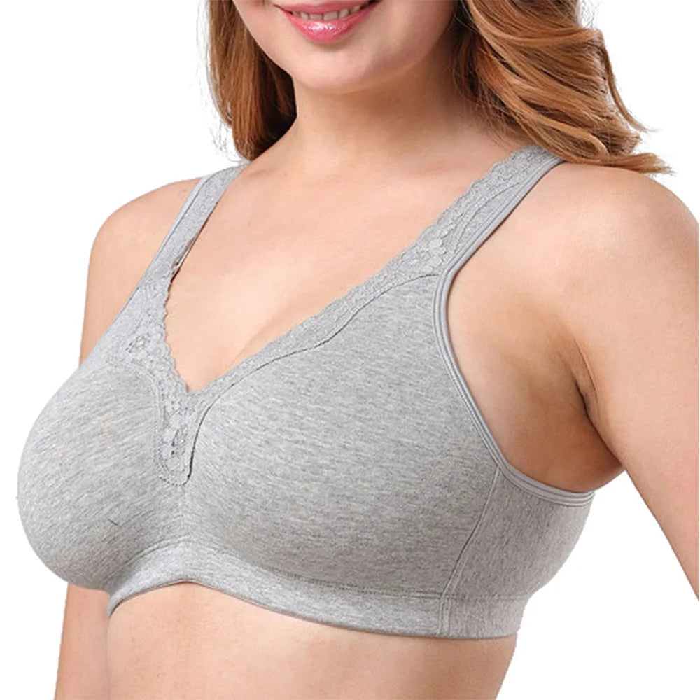 Bras For Women Wireless Full Coverage Brasieres Support Lingerie T-shirt Bra BH Tops Plus Size B C D DD E F G Cup