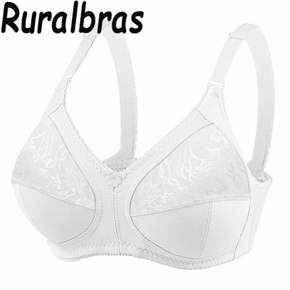 Ruralbras Solid Bras For Women Push Up 52F 50E 48F 48E 48D 46F 46E 46D 46C 44F 44E 44D 44C 42F 42D 42C 40E 40D 40C 38E 38D 36D