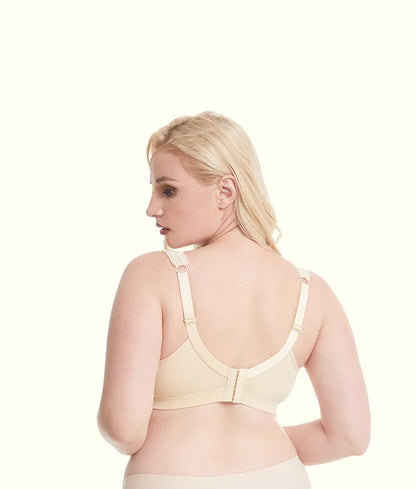 Bras  for Women  New Plus Size Underwear 95% Cotton Full Large Cup Comfortable Seamless Wireless Ultra-thin  Brassiere 115DEF