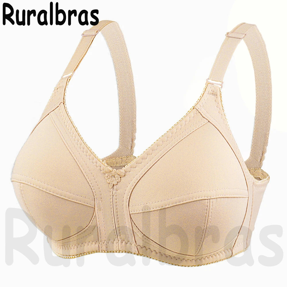 Sexy Women's Bras Wireless Full Coverage D/E/F for Plus Size Non Padded Comfort Soft Bra Minimizer Top Female Lingerie