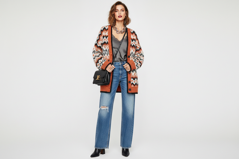 Create image of women in a cool outfit 